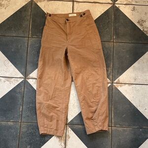 Everlane Fatigue Barrel Tan Pants